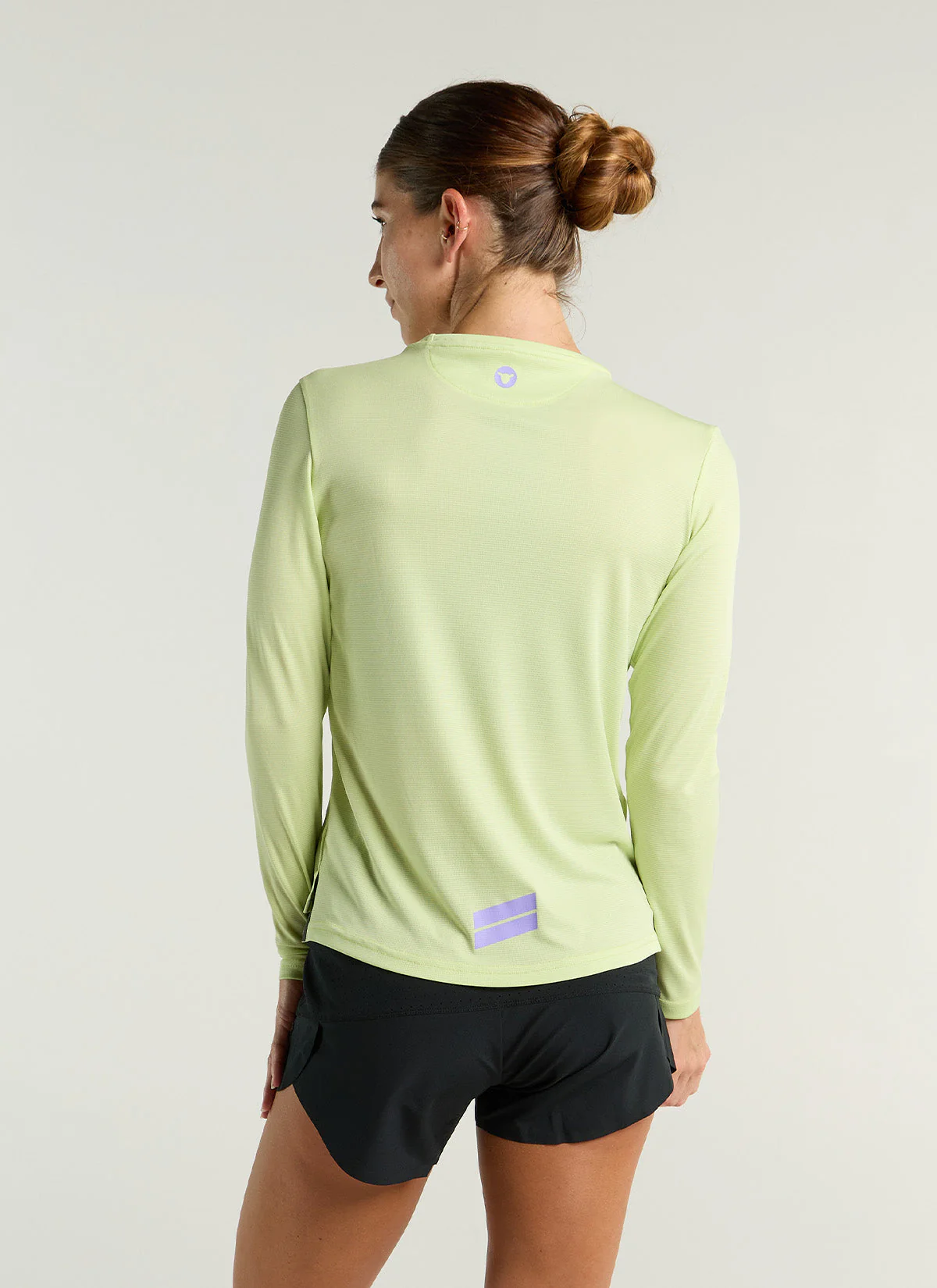 Women's Dry LS Tee - Shadow Lime - Image 4